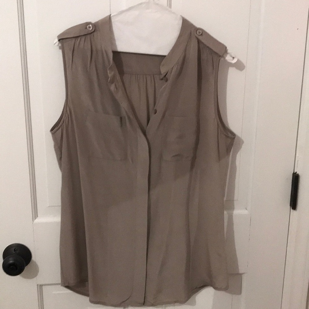 Silk Sleeveless Blouse
